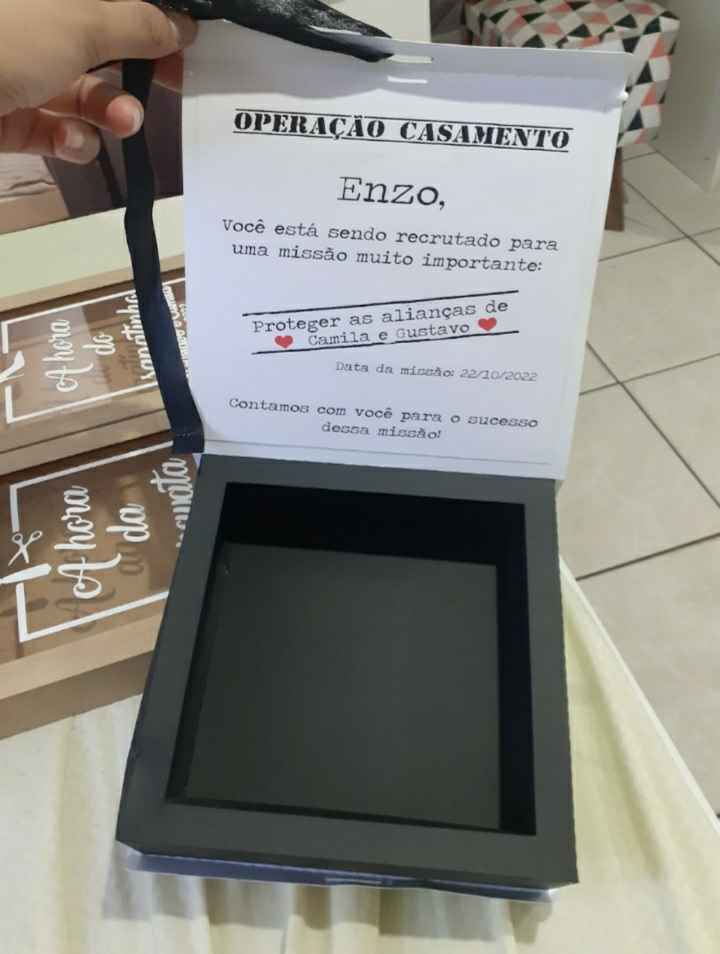 Convite dos pajens e florista. - 6