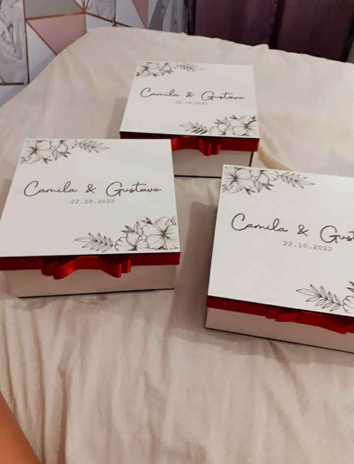 Caixinha para padrinhos - 1