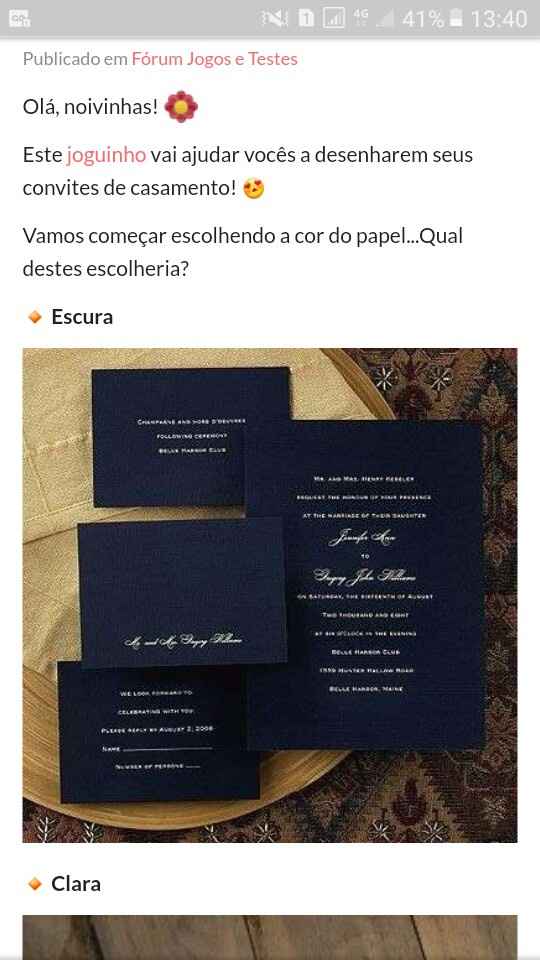 Nosso Convite: Juliana e Yago Eduardo - 1