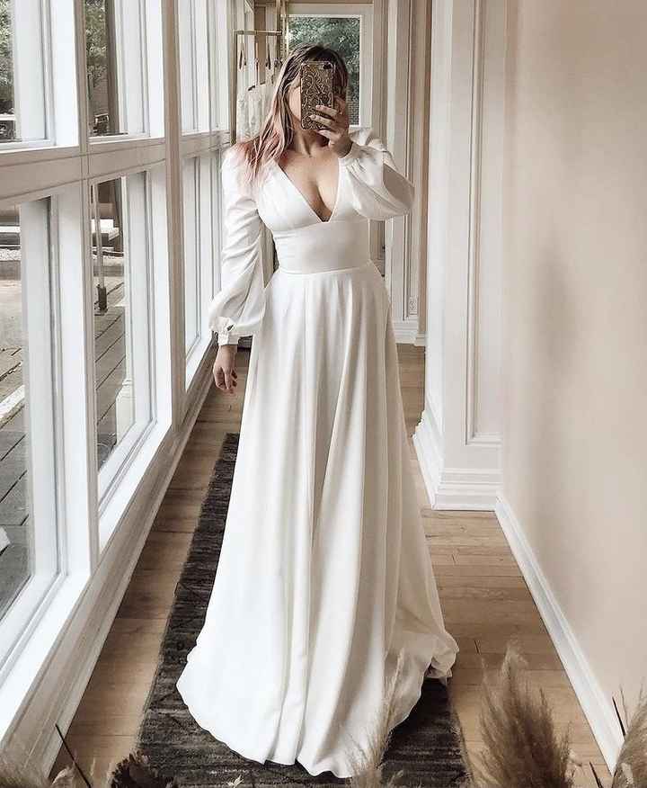 Vestido de noiva minimalista - 3