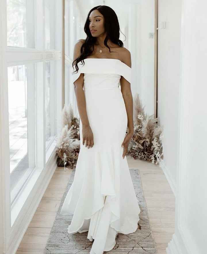 Vestido de noiva minimalista - 4