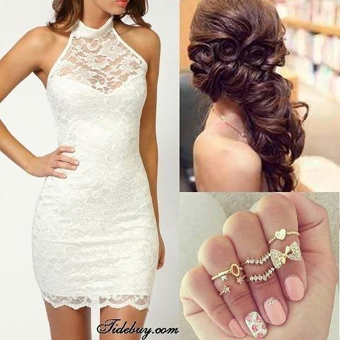Penteado,vestido...