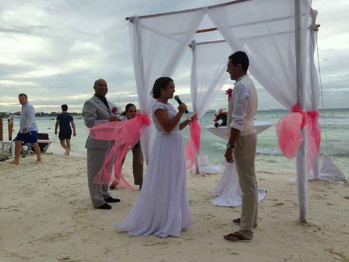 Meu casamento na praia... feliz d+++ - 2
