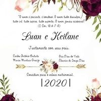 Convite de casamento