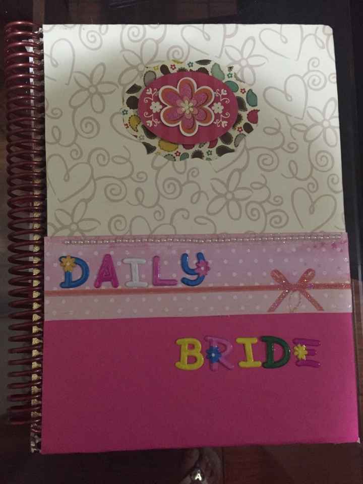 Meu caderno (diário) da noiva diy - 1
