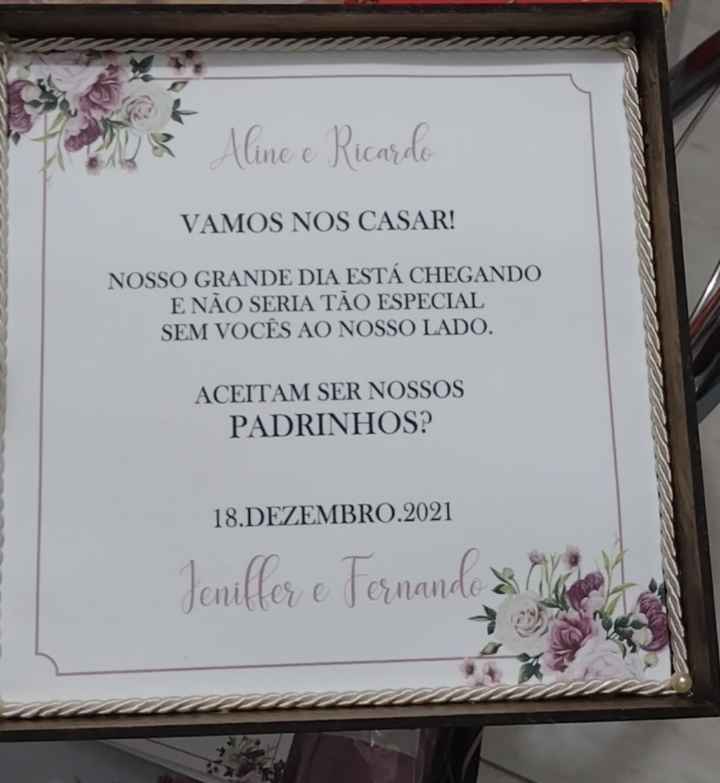 Convite para padrinhos - 2