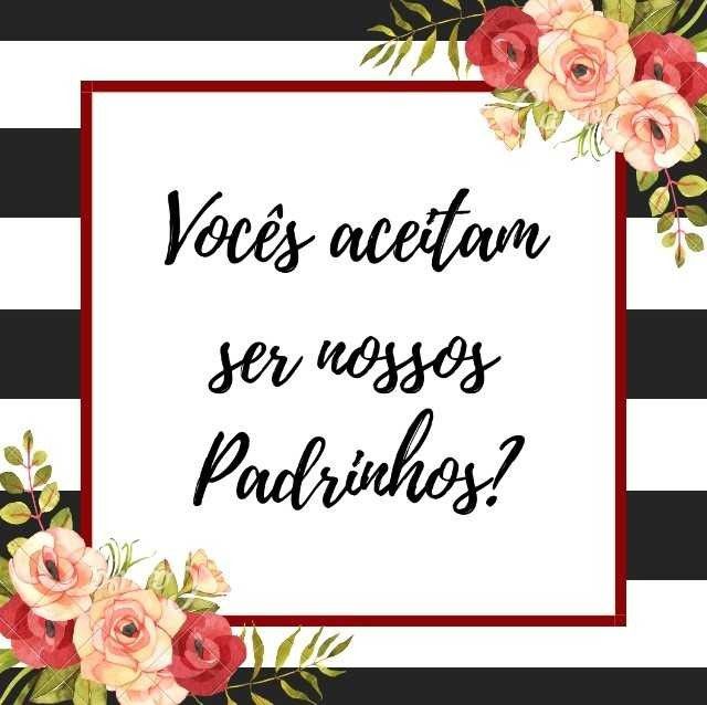 Convite dos Padrinhos e Madrinhas, criativos e baratos!! 11