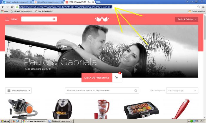 Como criar o site de noivos e Lista de presentes - #dicas #vemver 8