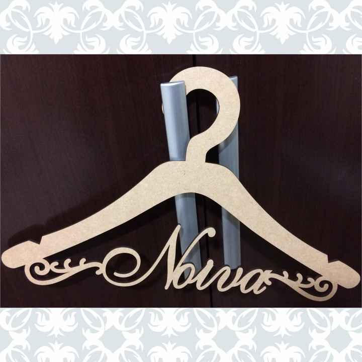 Meu cabide de noiva! #personalizei - 1