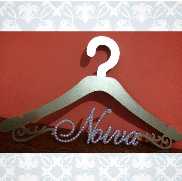 Meu cabide de noiva! #personalizei - 3