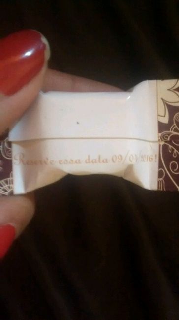 Noivado - balas de save the date - 3