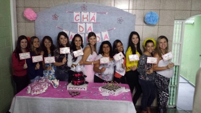 com as madrinhas