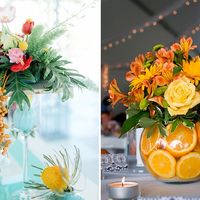 Decoração também tropical, só que um pouco mais chic.