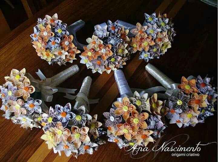 Buquê de origami. oq acham ? - 4