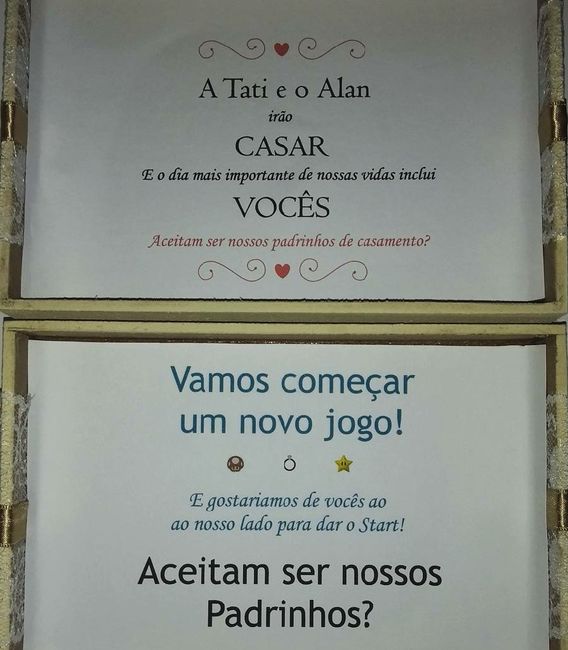 Convites padrinhos - 4