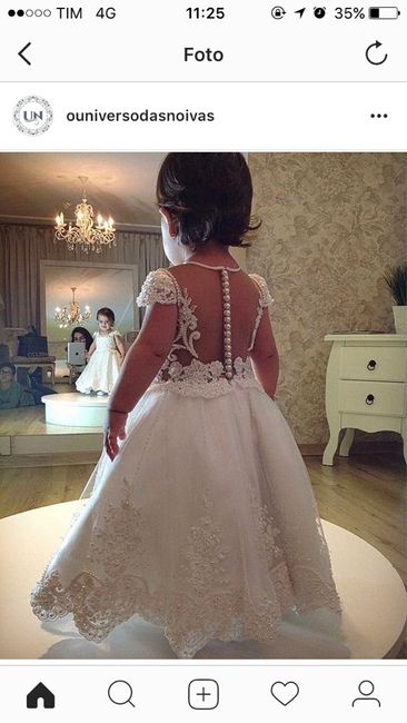 Vestido de dama para a minha bebê de 2 aninhos - 1