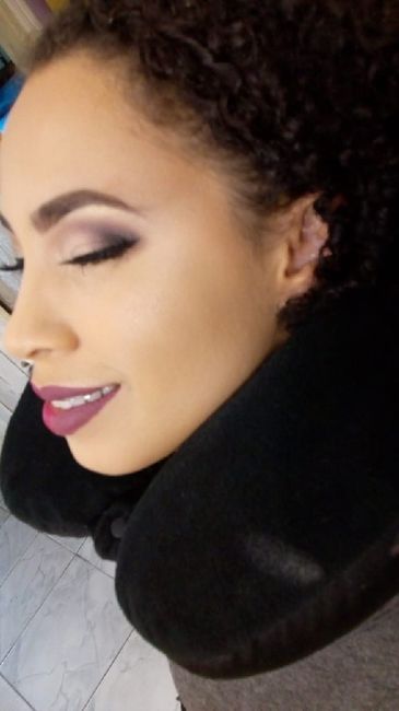 primeira prova cabelo e make 💁💄 - 2