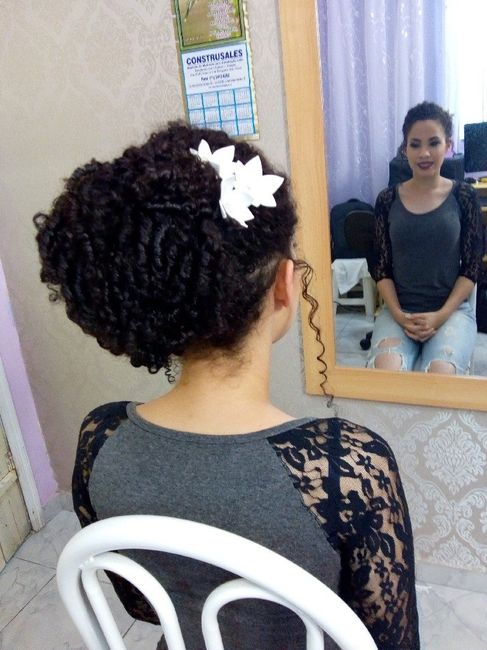 primeira prova cabelo e make 💁💄 - 3