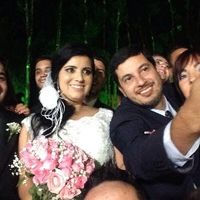 Selfie com os padrinhos!!