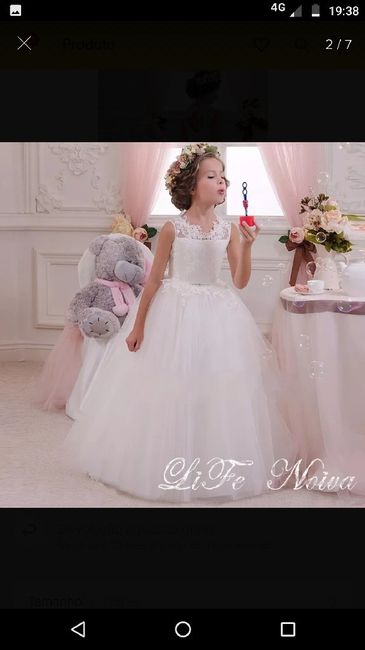 Vestido da daminha 😍👧 - 6