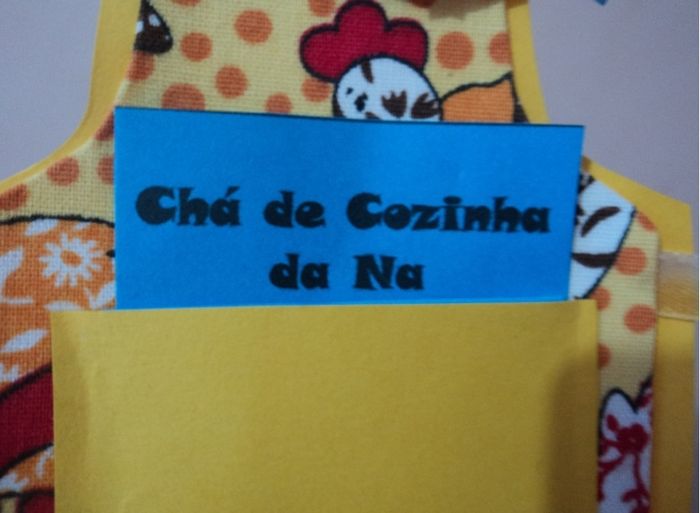 Convite do Chá de Cozinha