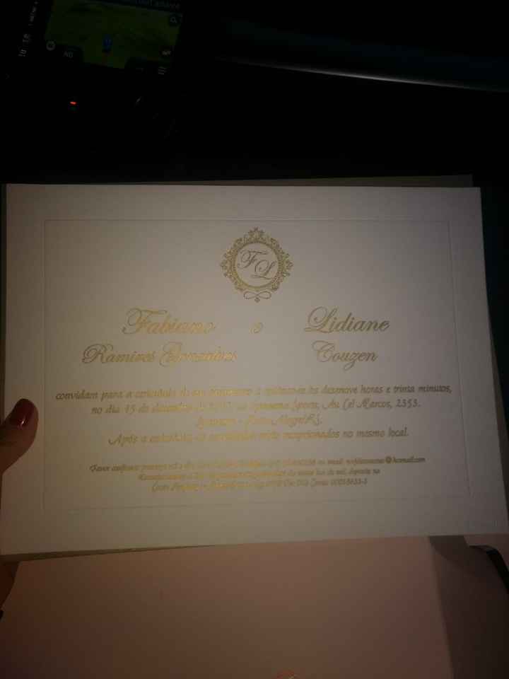 Meus convites ficaram prontos, vem ver...😍 - 4