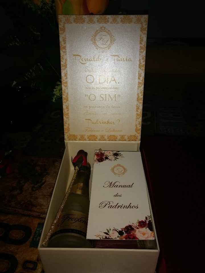 Mudei a caixa dos padrinhos 😍. Fotos📷 - 3