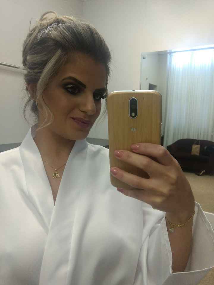 Teste maquiagem e penteado 💄 - 2
