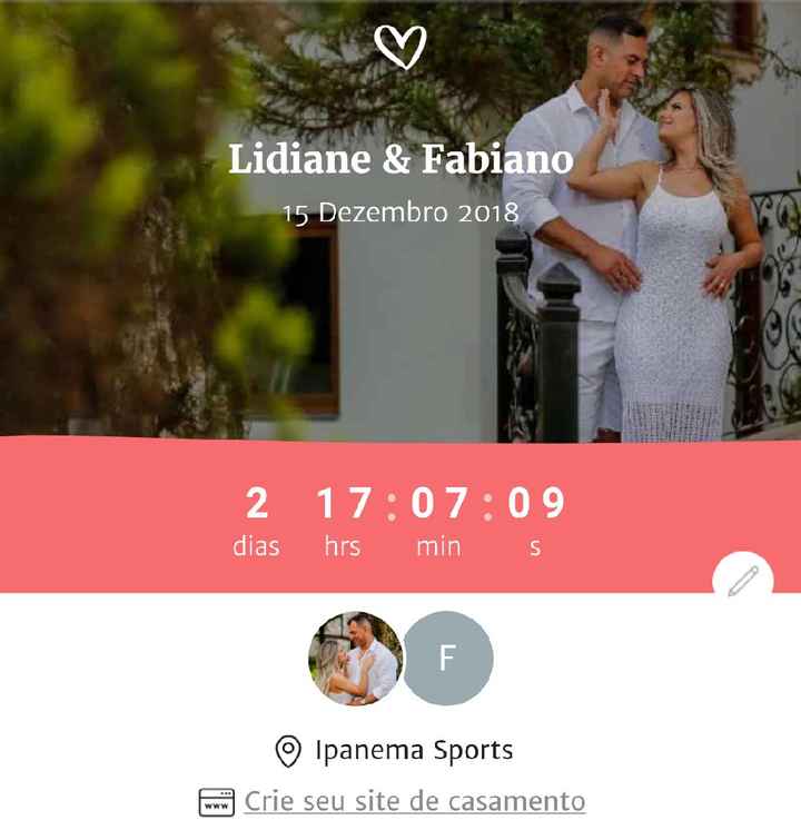 e o coração tá como??? 2 dias 😱❤️👰 - 1