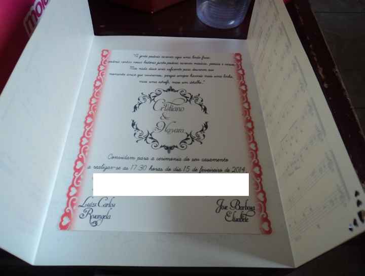 Convite do Casamento 