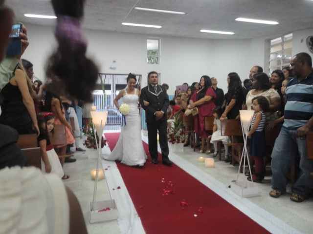 Entrando na Igreja 