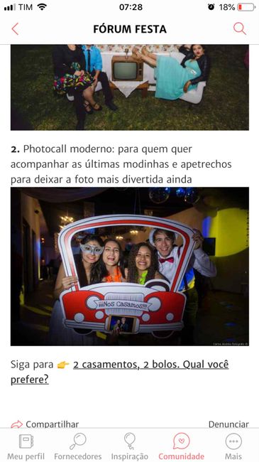 2 casamentos, 2 photocalls. Qual você prefere? - 1