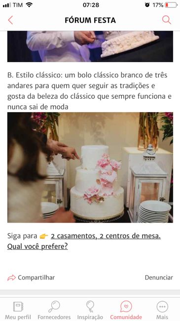 2 casamentos, 2 bolos. Qual você prefere? - 1