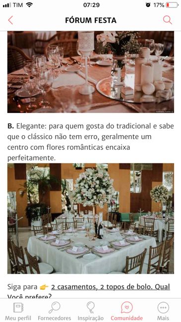 2 casamentos, 2 centros de mesa. Qual você prefere? - 1