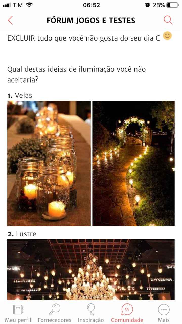 Nem de graça eu aceitaria esta... iluminação! ✨ - 1