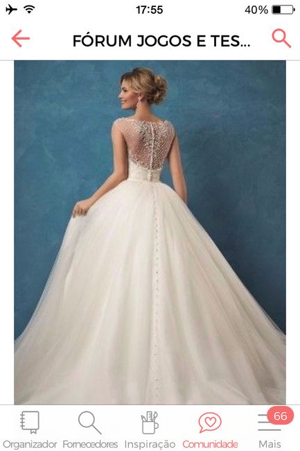 Se meu casamento fosse hoje, usaria... estas costas de vestido! - 1