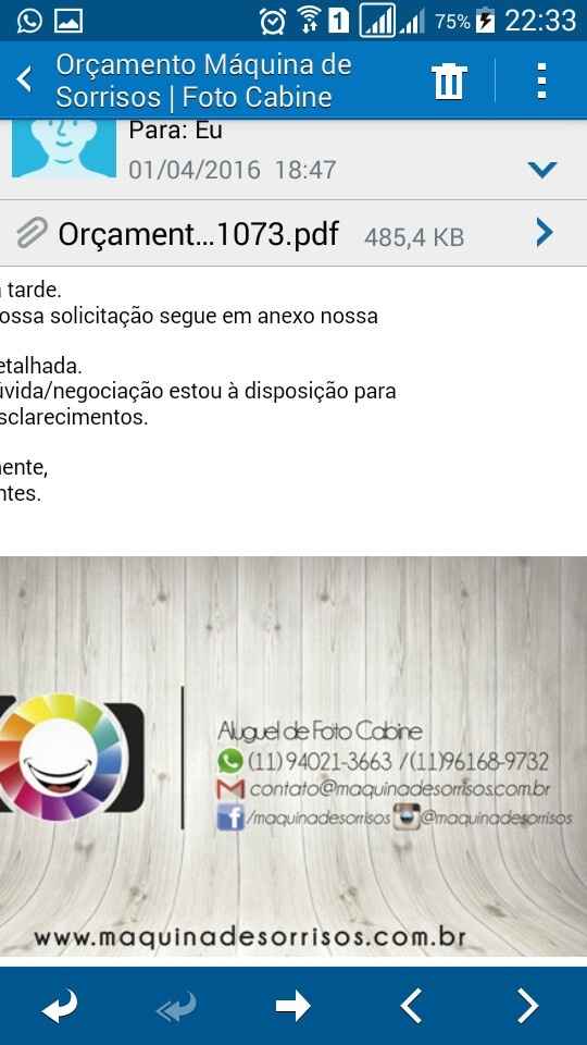 Cabine de fotos!!! - 1