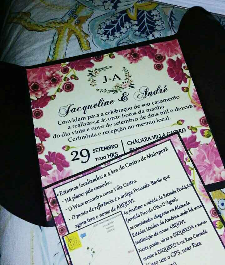 Meus convites 💕 - 1