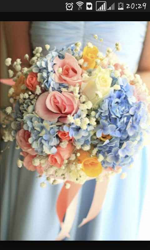 Para casamento na cor rosa e azul claro - 2