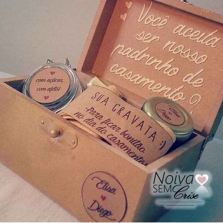 Lembracinhas para casais de padrinhos - 4
