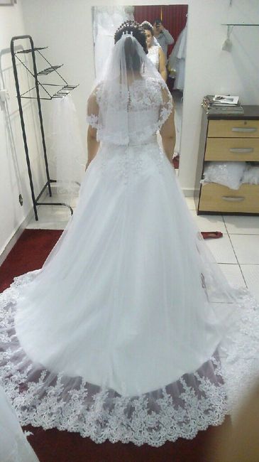 A prova do vestido. #amei - 3
