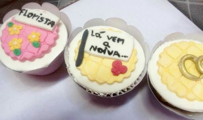 Meus convites! dama, florista, plaquinha - 1