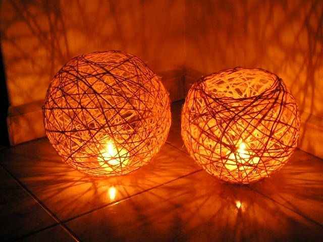 Ou pode se usar com uma vela falsa dentro