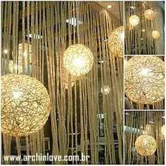 Luminarias barbante
