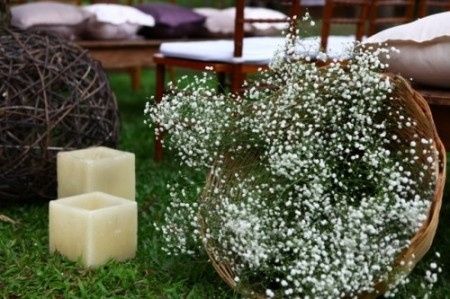 decoração rústica com carinho de mãe 