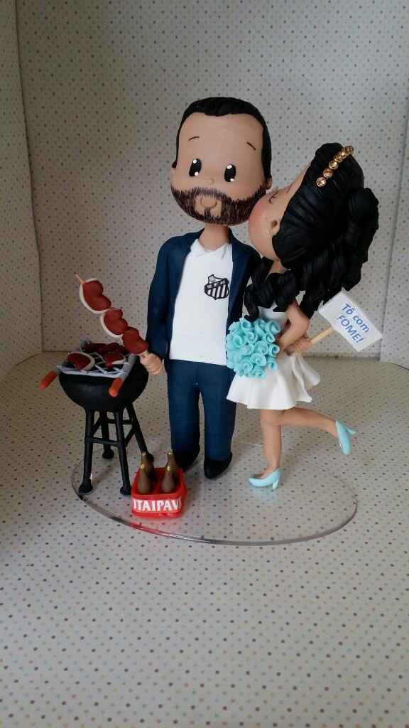 Topo do bolo-apaixonada #casamentojueguto - 1