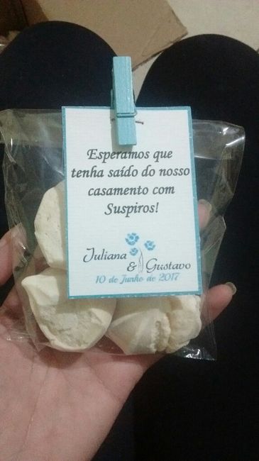 Suspiros como lembrancinha! - 1