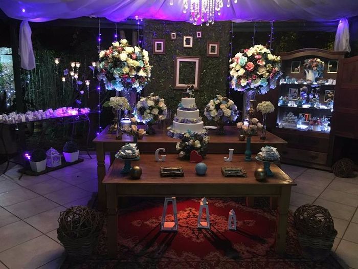 Mesa do bolo - Decoração