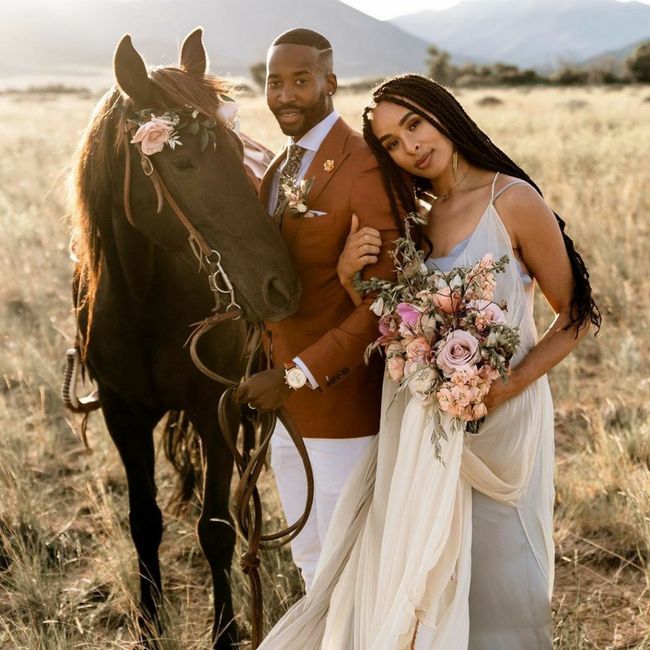 Pre wedding com box braids 7