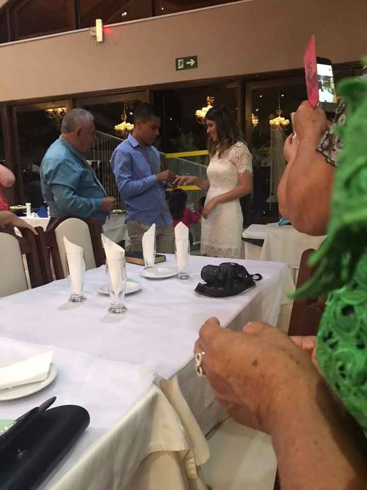 troca de alianças 